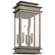 Princeton 2 Light 19 inch Vintage Pewter Outdoor Wall Lantern