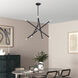 Soho 8 Light 24 inch Black Chandelier Ceiling Light