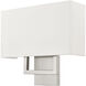 Pierson 2 Light 13 inch Brushed Nickel ADA ADA Wall Sconce Wall Light