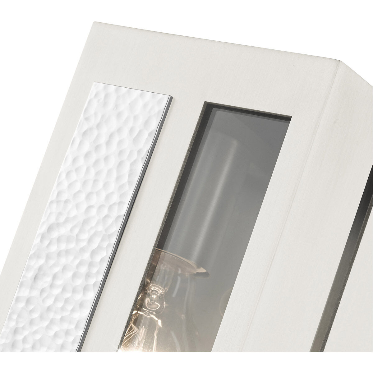 Lafayette 1 Light 9 inch Brushed Nickel Outdoor ADA Wall Lantern