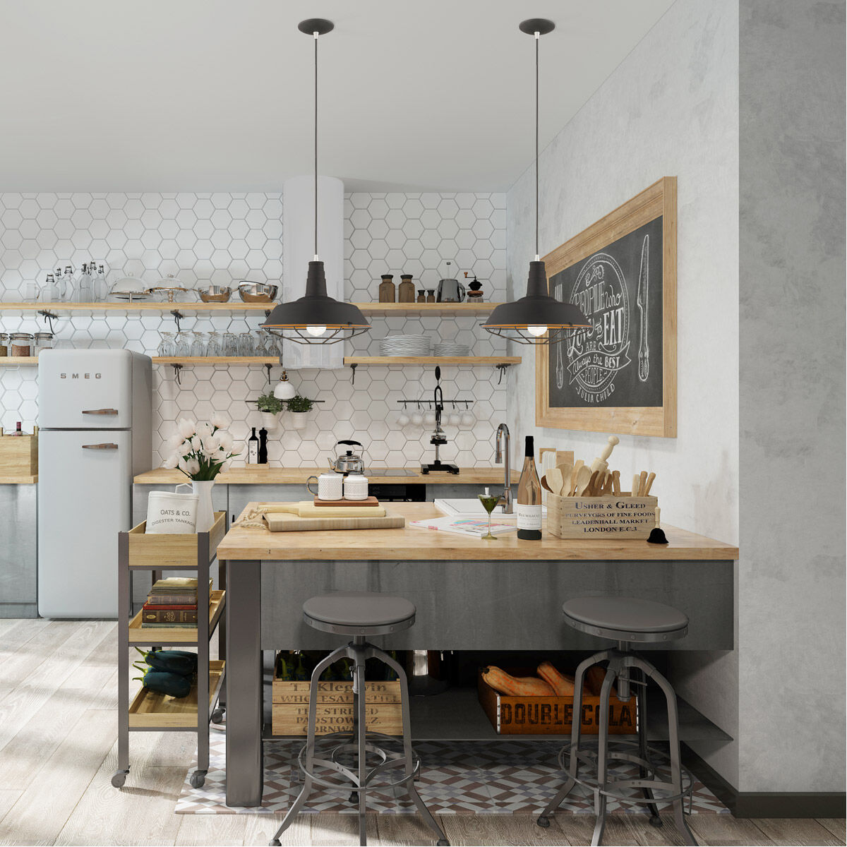 Allison 1 Light 14 inch Black Mini Pendant Ceiling Light