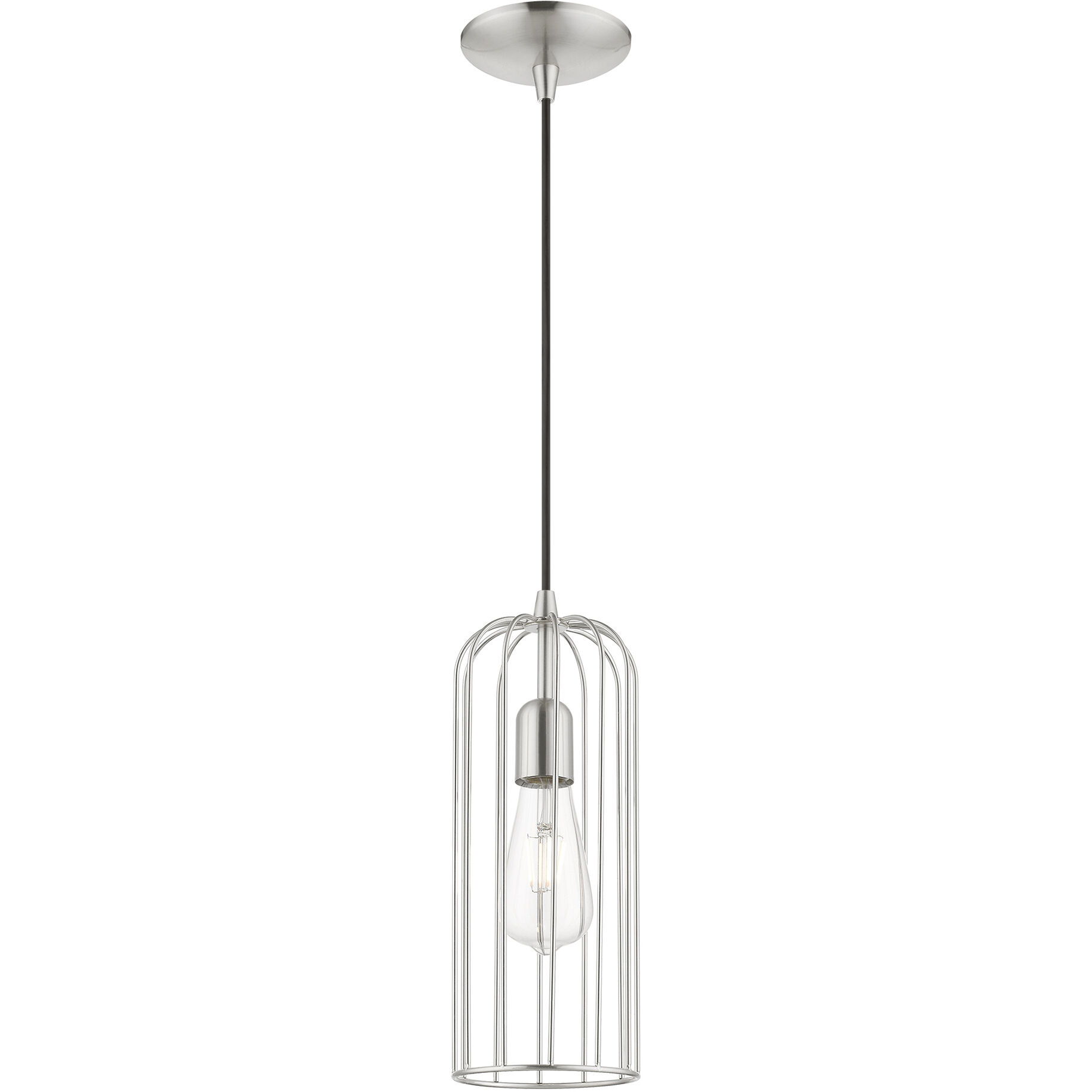 Glenbrook 1 Light 5 inch Brushed Nickel Pendant Ceiling Light