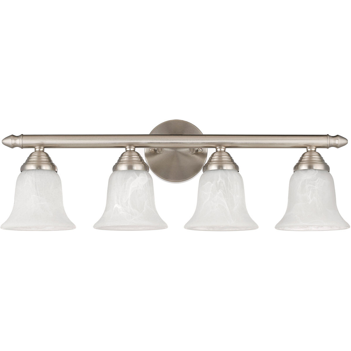 Neptune 4 Light 24 inch Brushed Nickel Bath Vanity Wall Light