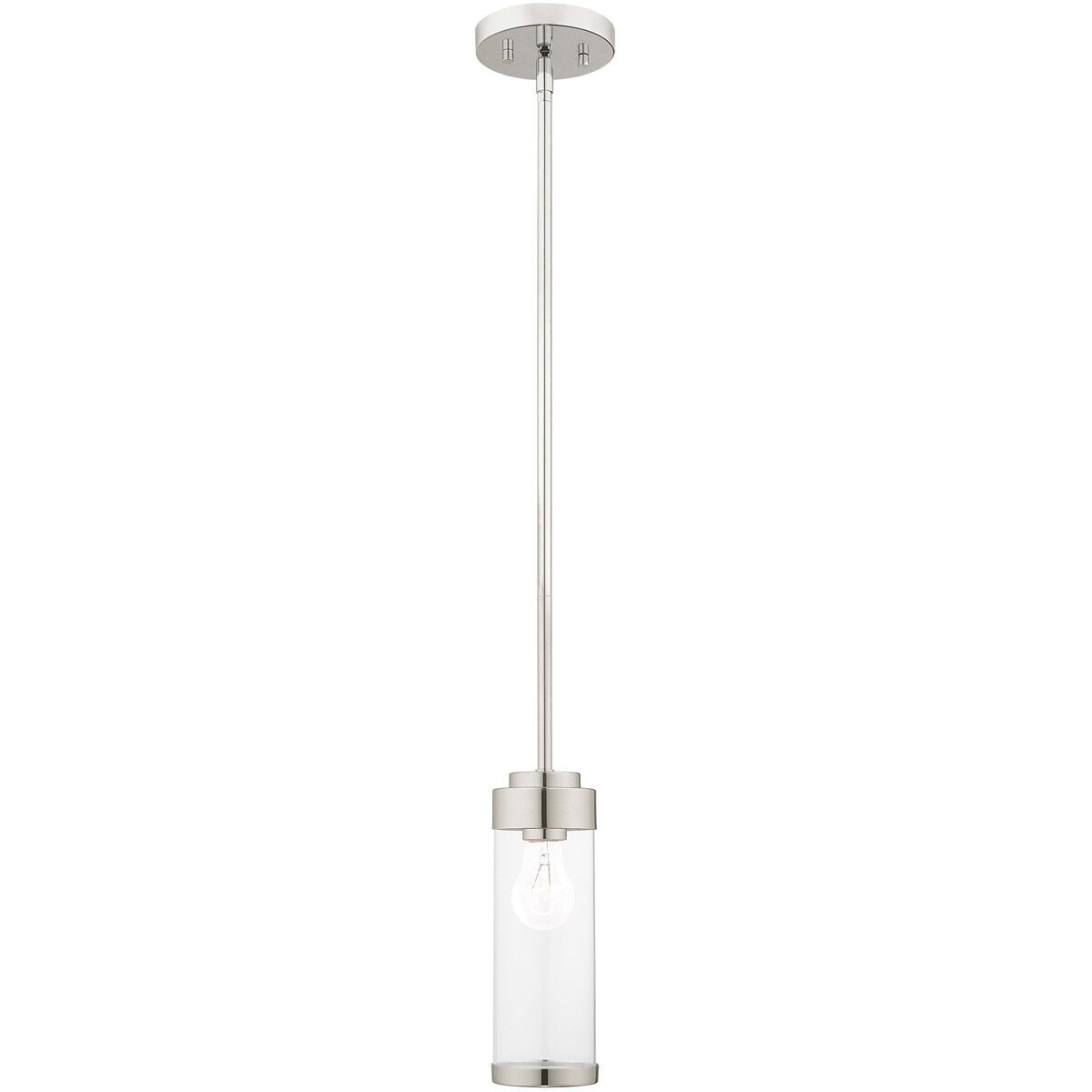 Hillcrest 1 Light 5 inch Polished Chrome Mini Pendant Ceiling Light