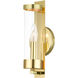 Castleton 1 Light 5 inch Polished Brass ADA ADA Wall Sconce Wall Light