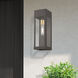 Barrett 1 Light 15 inch Bronze with Antique Brass Candle Outdoor Wall Lantern