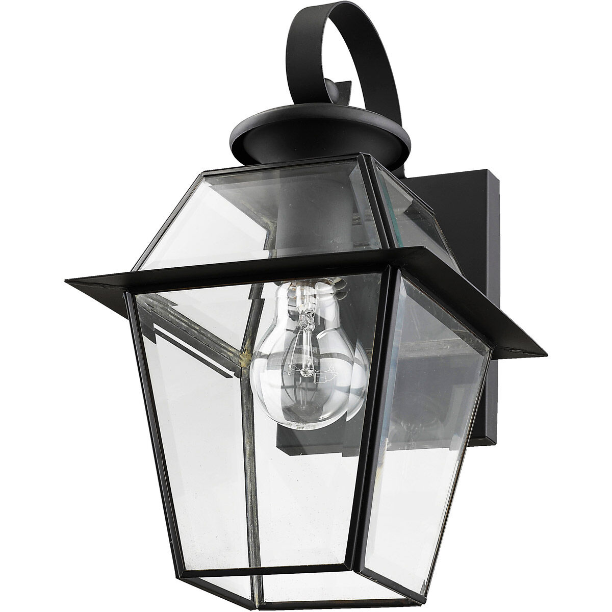 Westover 1 Light 13 inch Black Outdoor Wall Lantern