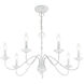 Windsor 7 Light 28 inch Antique White Chandelier Ceiling Light