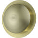 Ventura 2 Light 11 inch Antique Brass Semi-Flush/Wall Sconce Ceiling Light, Medium