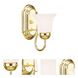 Rivera 1 Light 5 inch Polished Brass Single Sconce Wall Light