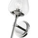 Willow 1 Light 6 inch Polished Chrome Vanity Sconce Wall Light