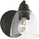 Montgomery 1 Light 5 inch Black Vanity Sconce Wall Light