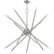 Soho 14 Light 40 inch Brushed Nickel Foyer Chandelier Ceiling Light
