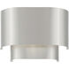 Springview 1 Light 11 inch Brushed Nickel ADA Wall Sconce Wall Light