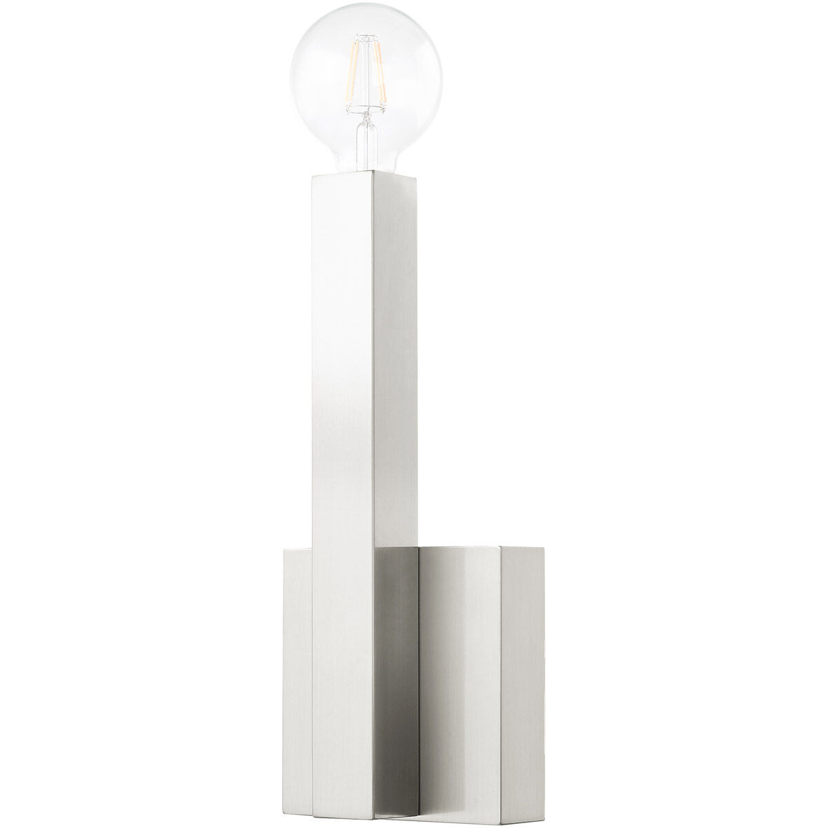 Solna 1 Light 6 inch Brushed Nickel ADA Sconce Wall Light