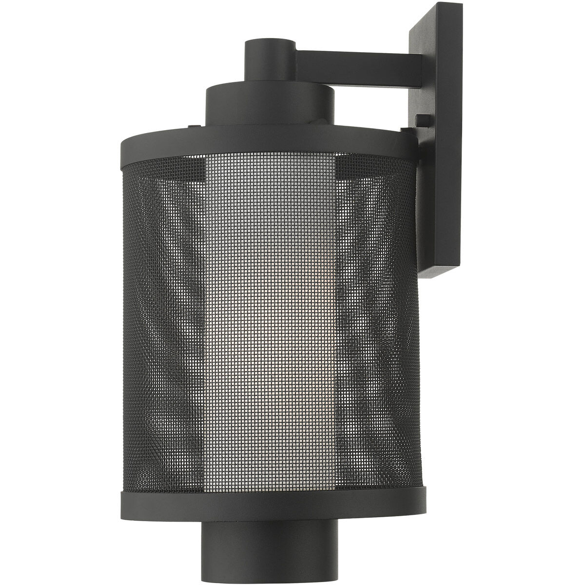 Nottingham 1 Light 17 inch Textured Black Outdoor Wall Lantern