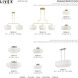Manorwood 2 Light 35 inch Soft Gold Linear Chandelier Ceiling Light