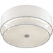 Fontana 4 Light 18 inch Brushed Nickel Semi-Flush Ceiling Light
