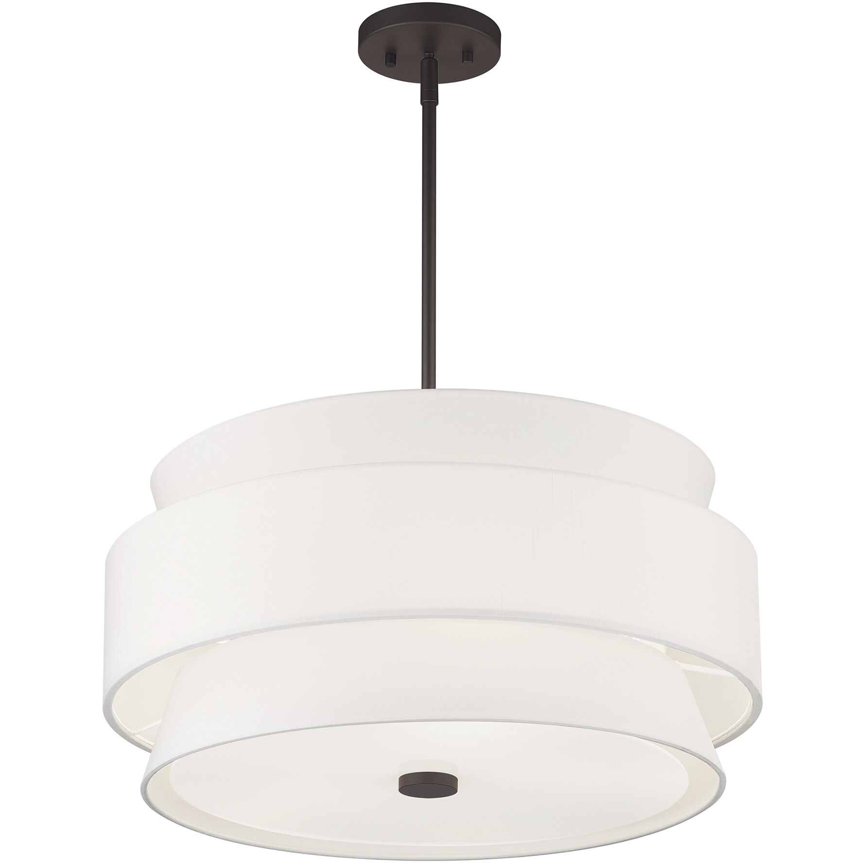 Fontana 5 Light 22 inch Bronze Pendant Chandelier Ceiling Light