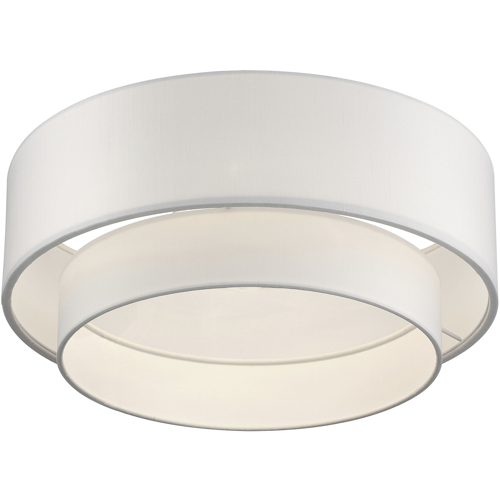 Manorwood 3 Light 18 inch Brushed Nickel Semi-Flush Ceiling Light