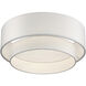 Manorwood 3 Light 18 inch Brushed Nickel Semi-Flush Ceiling Light