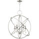 Aria 5 Light 22 inch Brushed Nickel Chandelier Ceiling Light