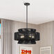 Florell 5 Light 22 inch Black Pendant Chandelier Ceiling Light