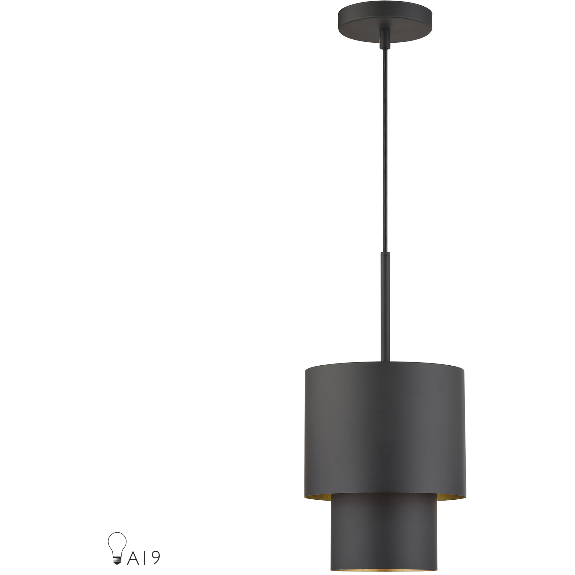 Livex Lighting 40058-07 Zolana 1 Light 8.5 inch Bronze Mini