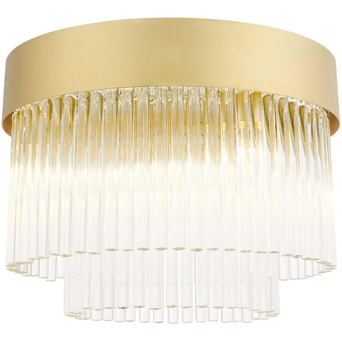 Norwich 4 Light 13.25 inch Soft Gold Flush Mount Ceiling Light