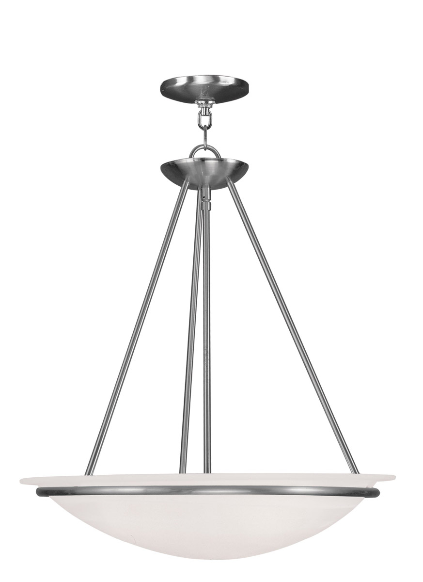 Newburgh 3 Light 20 inch Brushed Nickel Pendant Ceiling Light