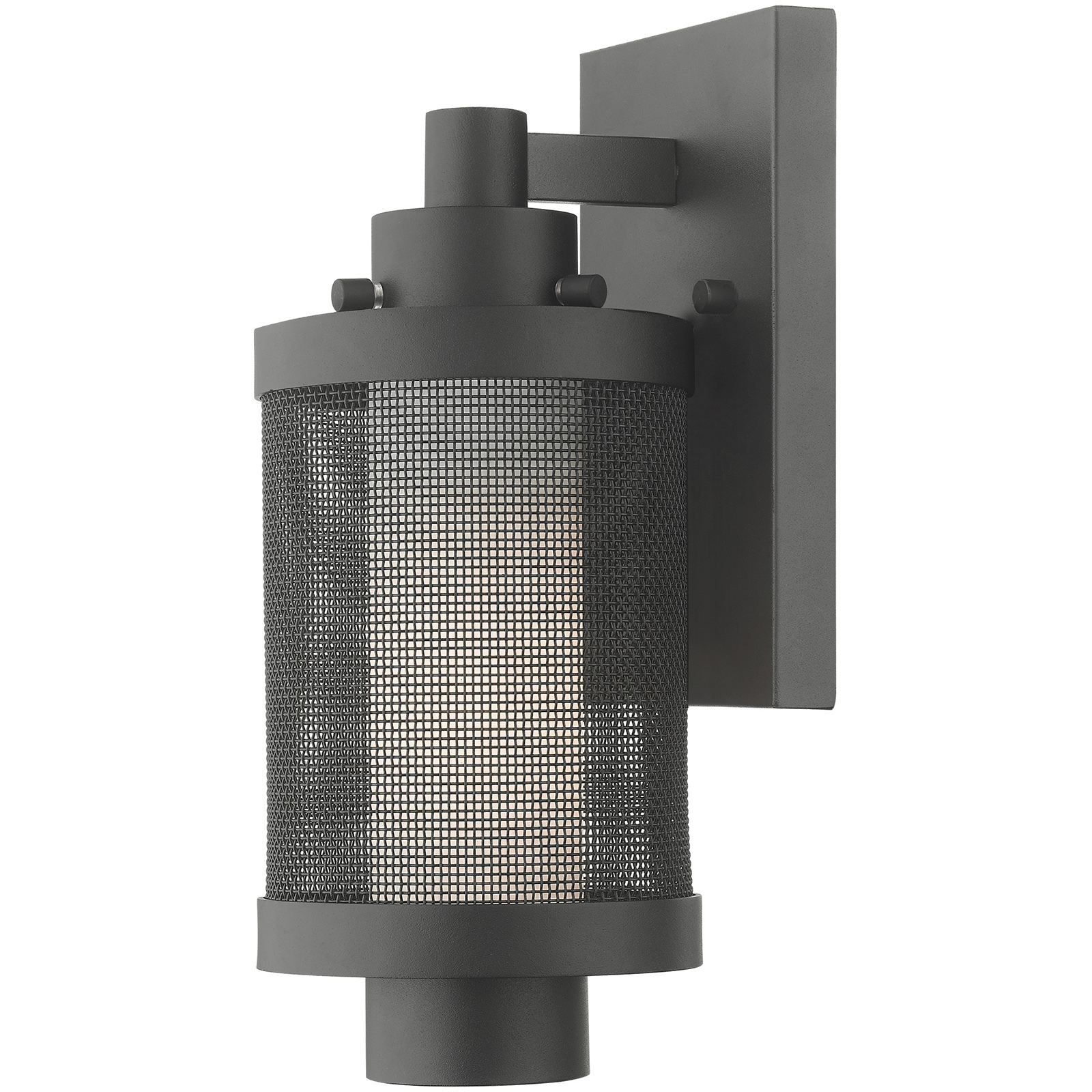 Nottingham 1 Light 12 inch Textured Black Small Outdoor Wall Lantern
