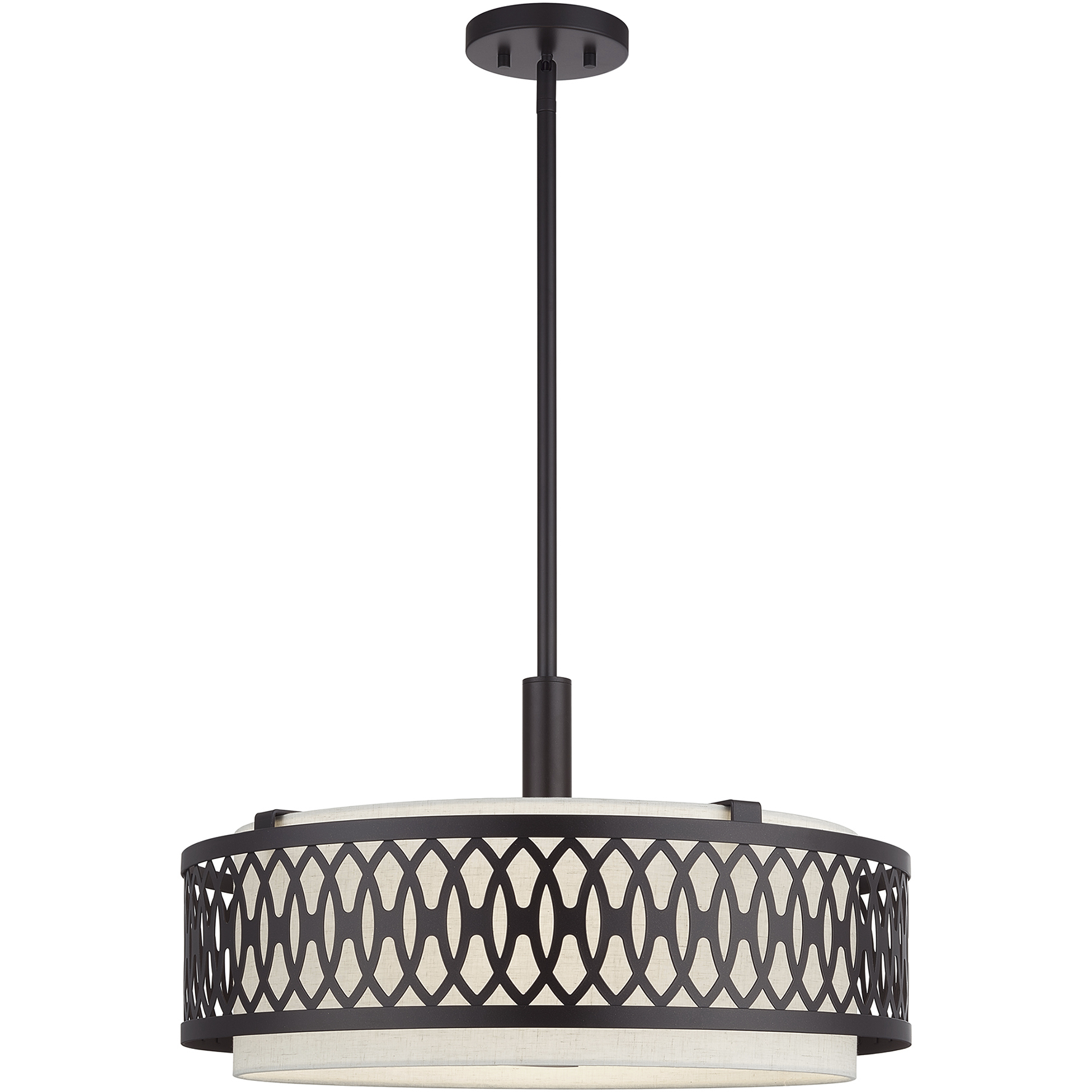 Vistaview 4 Light 21 inch English Bronze Pendant Chandelier Ceiling Light