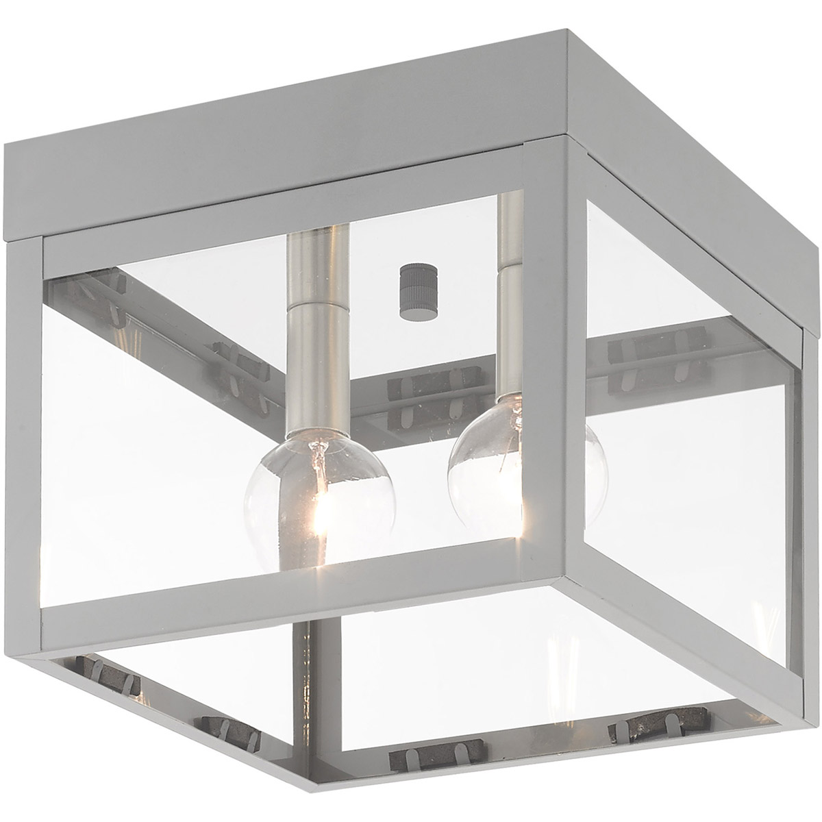 Nyack 2 Light 8 inch Nordic Gray Outdoor Ceiling Mount
