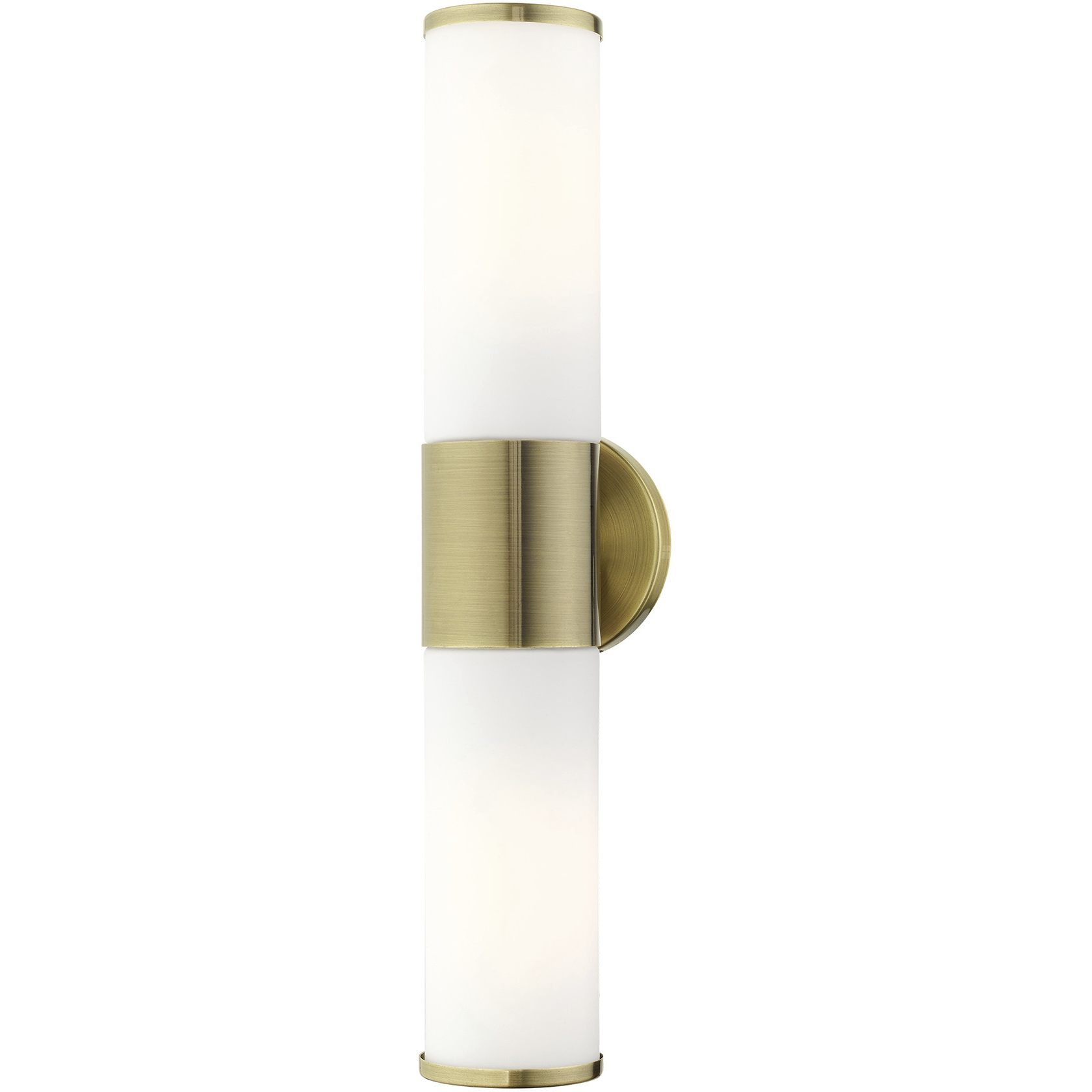 Lindale 2 Light 18.5 inch Antique Brass ADA Vanity Sconce Wall Light
