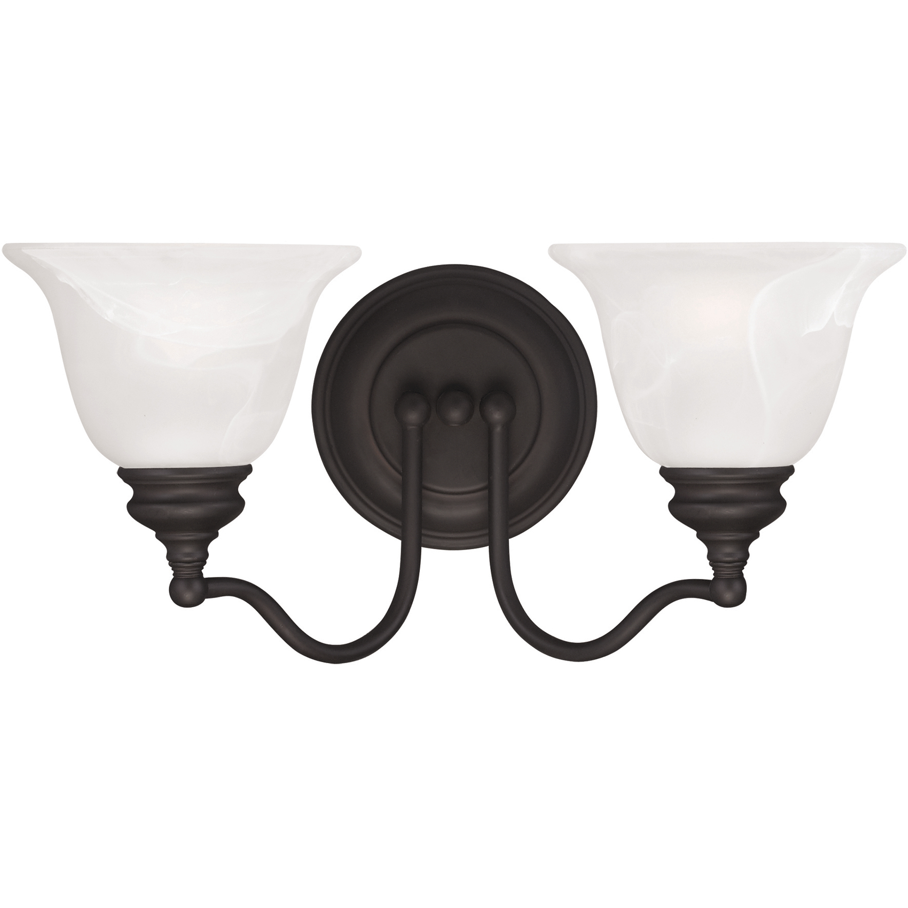 Essex 2 Light 15 inch Bronze Bath Vanity Wall Light