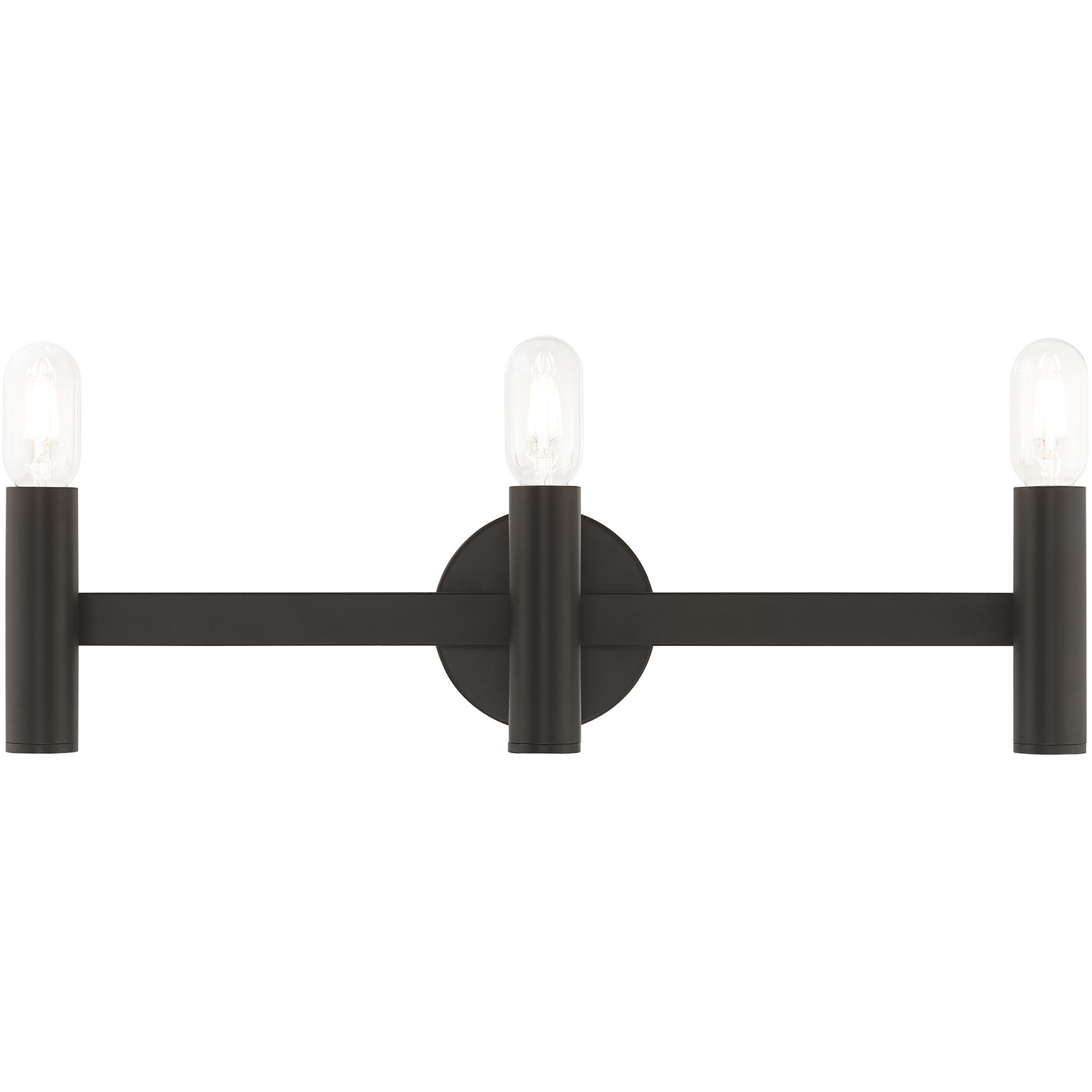 Copenhagen 3 Light 23.5 inch Bronze ADA Vanity Sconce Wall Light
