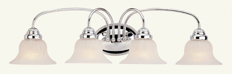 Edgemont 4 Light 30.5 inch Polished Chrome Bath Vanity Wall Light