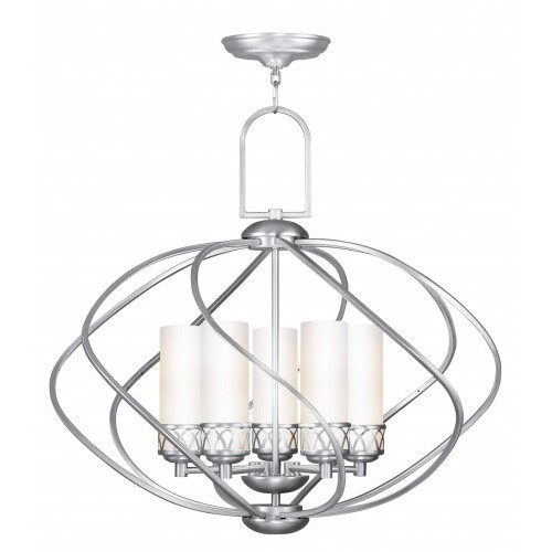 Westfield 5 Light 26 inch Brushed Nickel Chandelier Ceiling Light