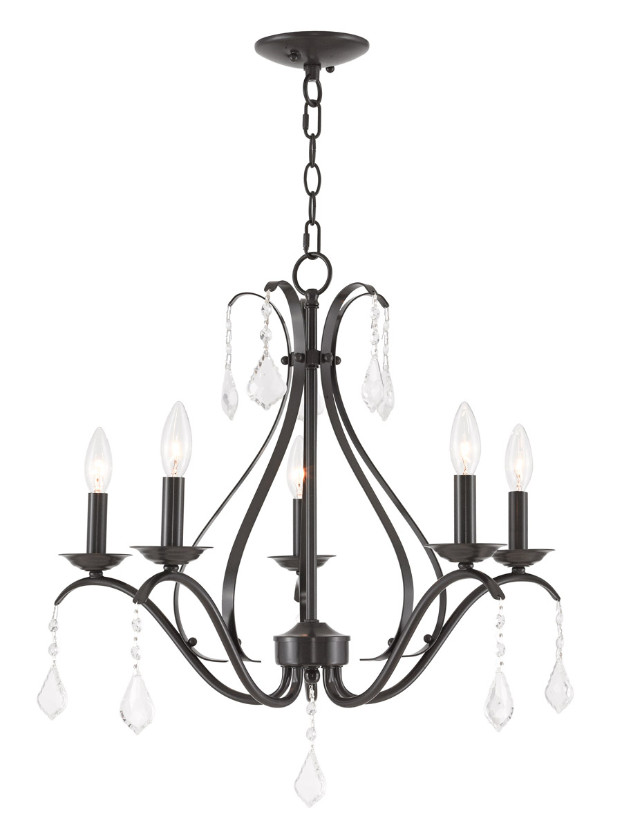 Caterina 5 Light 24 inch English Bronze Chandelier Ceiling Light