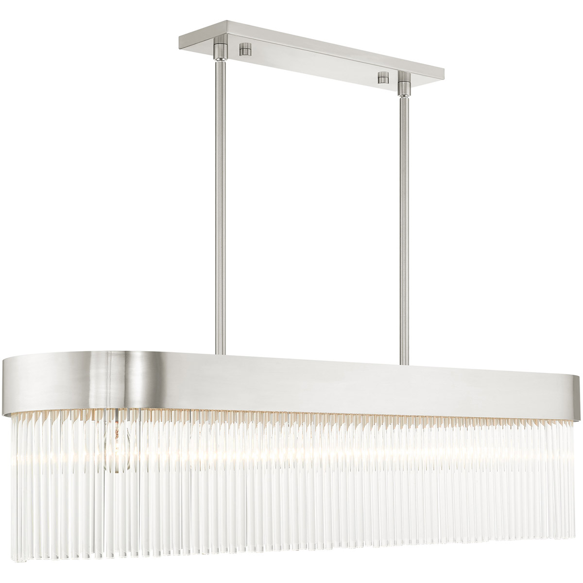 Norwich 6 Light 12 inch Brushed Nickel Chandelier Ceiling Light