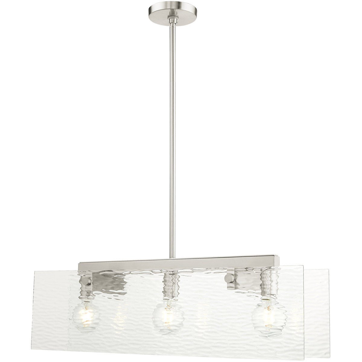 Ashcroft 3 Light 7 inch Brushed Nickel Chandelier Ceiling Light