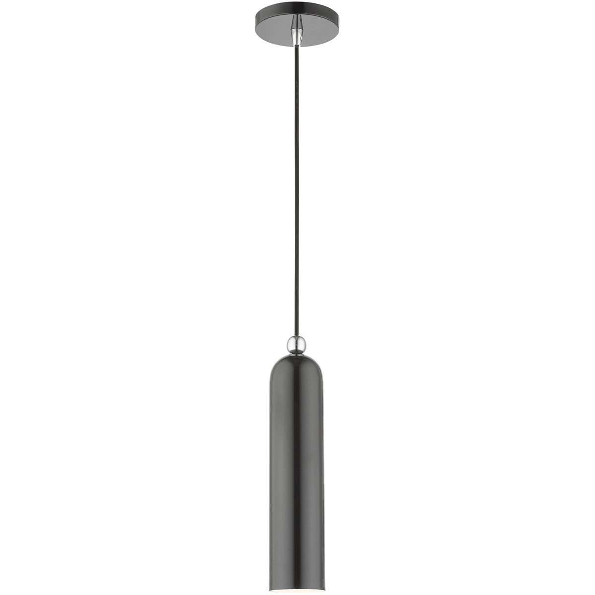 Ardmore 1 Light 5.13 inch Shiny Dark Gray Pendant Ceiling Light