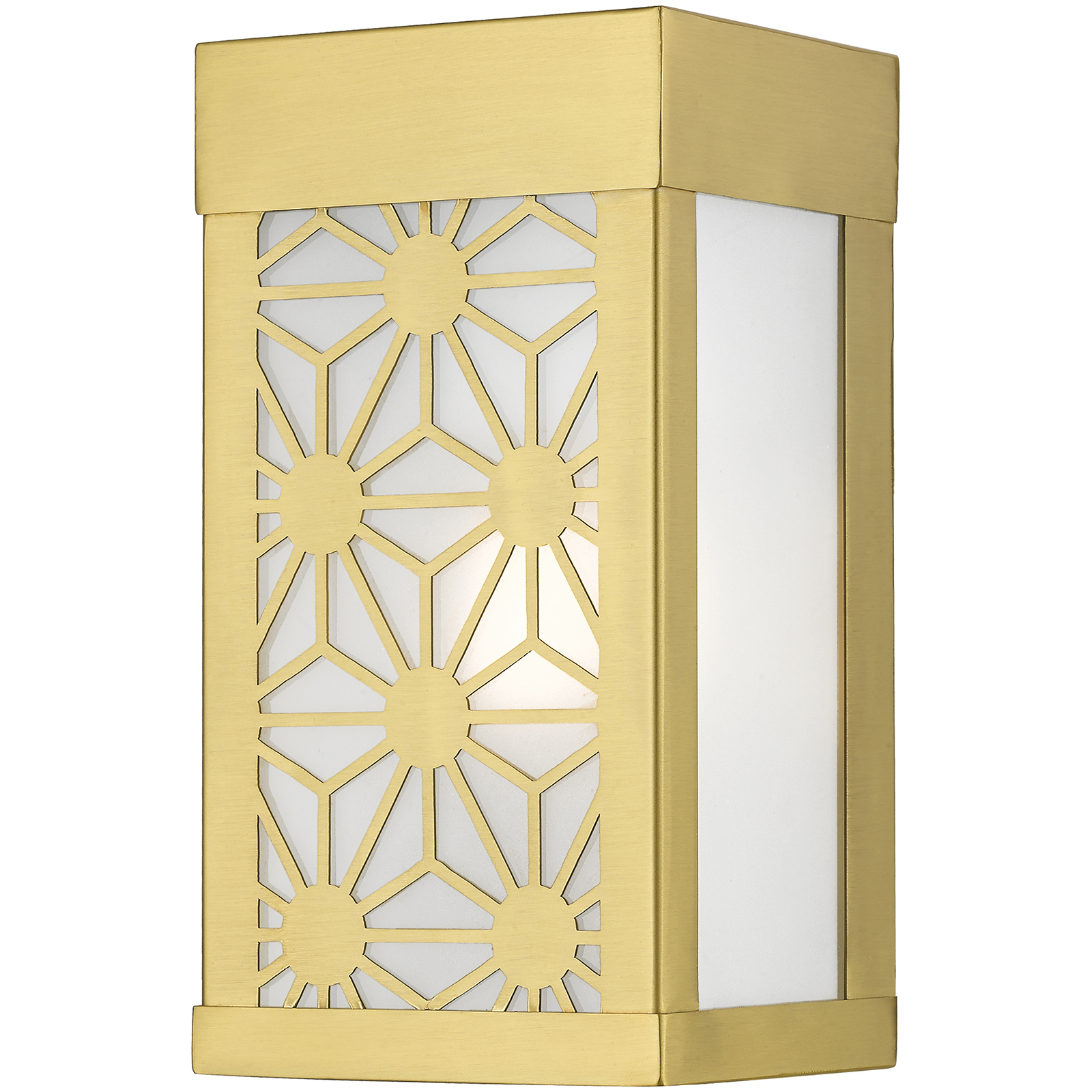 Berkeley 1 Light 8.5 inch Satin Gold Outdoor ADA Small Sconce, Small