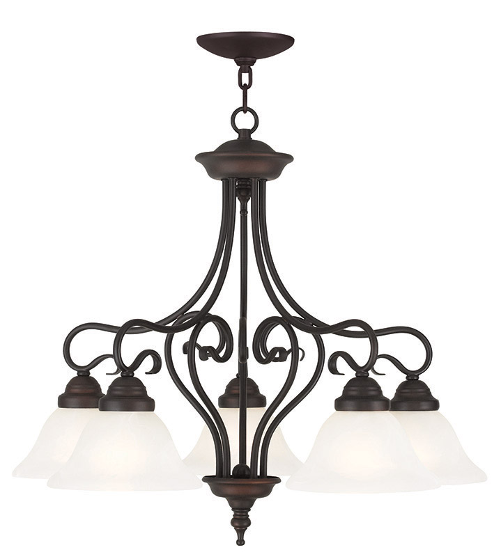 Coronado 5 Light 26 inch Bronze Dinette Ceiling Light