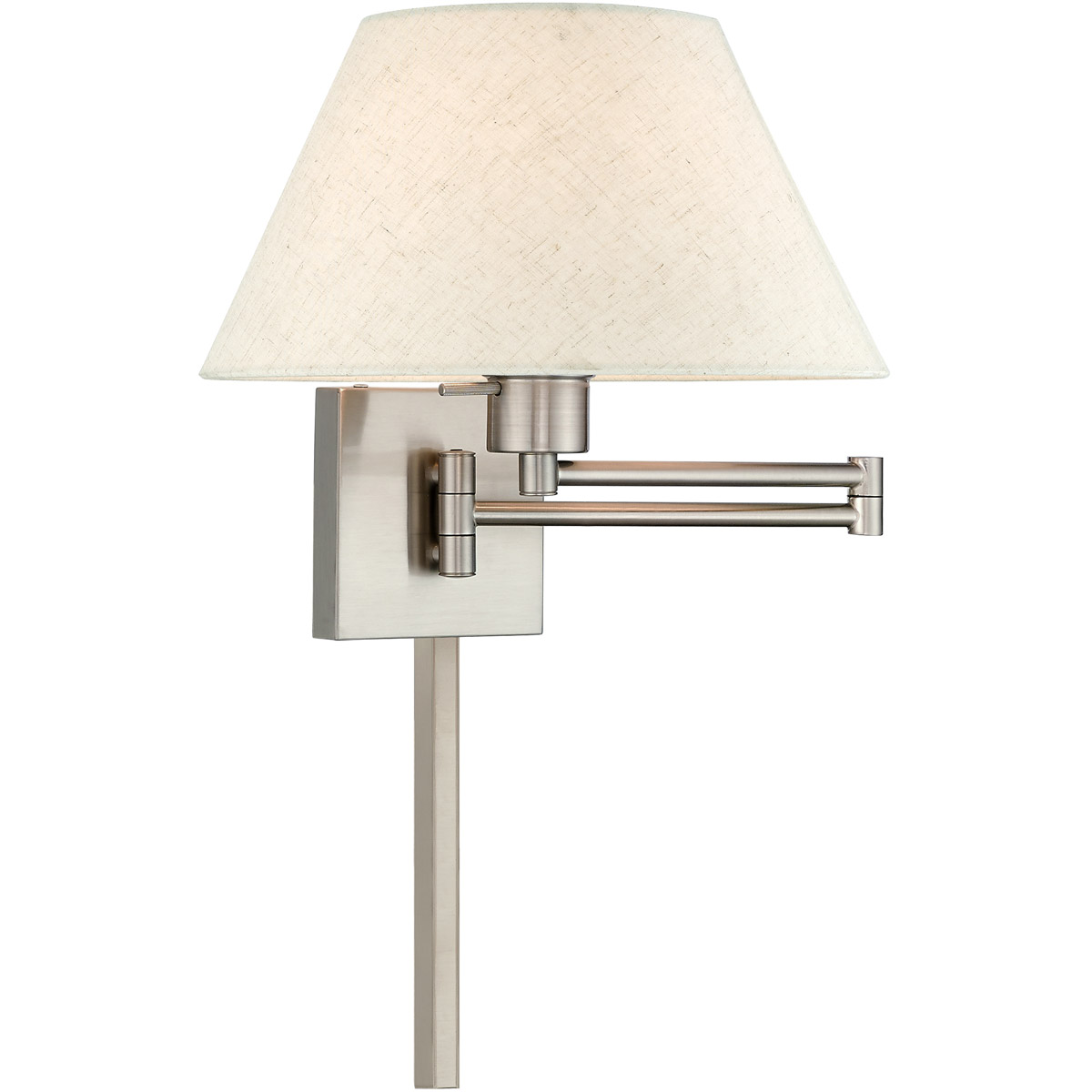 Allison 25 inch 100.00 watt Brushed Nickel Swing Arm Wall Lamp Wall Light