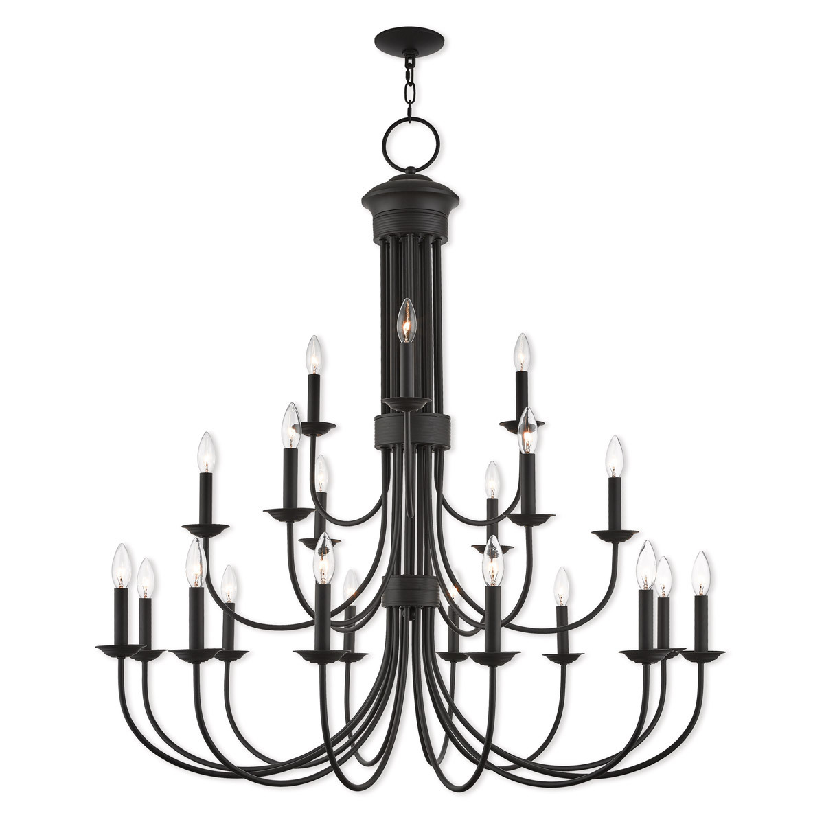 Estate 21 Light 42 inch Bronze Foyer Chandelier Ceiling Light