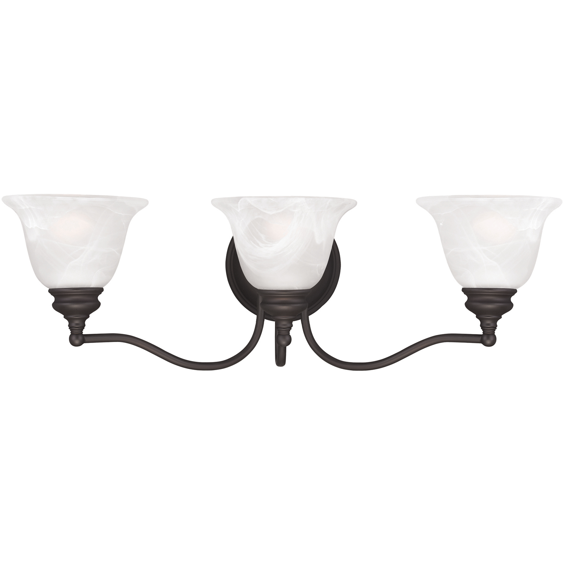 Essex 3 Light 24 inch Bronze Bath Vanity Wall Light
