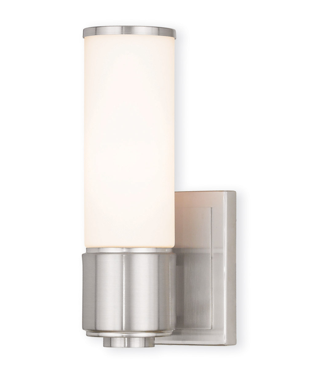 Weston 1 Light 4.75 inch Brushed Nickel ADA ADA Wall Sconce/ Bath Vanity Wall Light