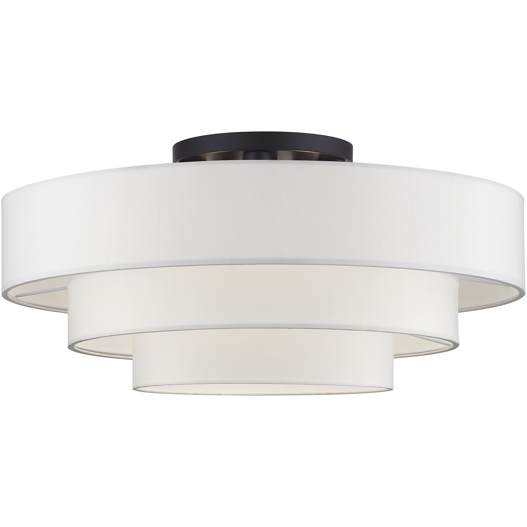 Manorwood 5 Light 28 inch Bronze Semi-Flush Ceiling Light