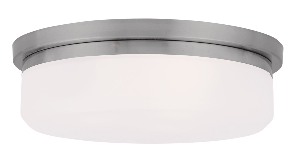 Stratus 2 Light 13 inch Brushed Nickel Flush Mount Ceiling Light